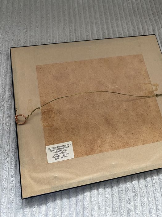 Abstrakcyjny obraz w ramie Vintage