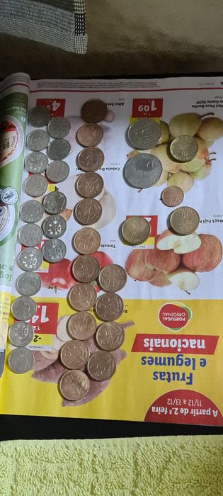 Moedas diversa antigas