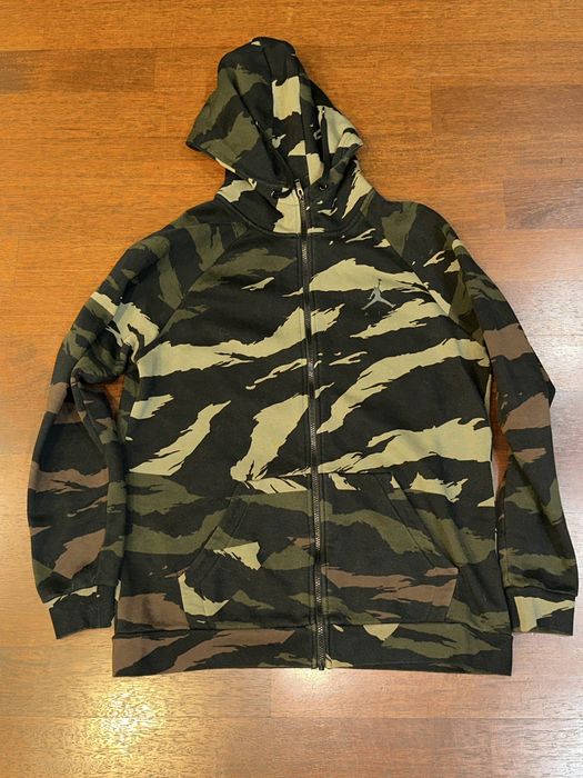Bluza z kapturem Jordan moro zielona ideał rozmiar L