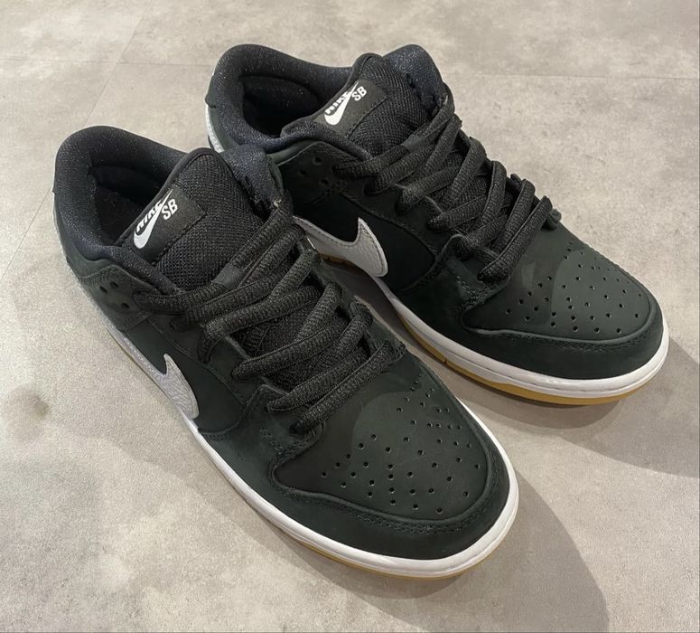 Nike Dunk Sb Black - White Gum, 37-44 Унісекс кросівки Найки