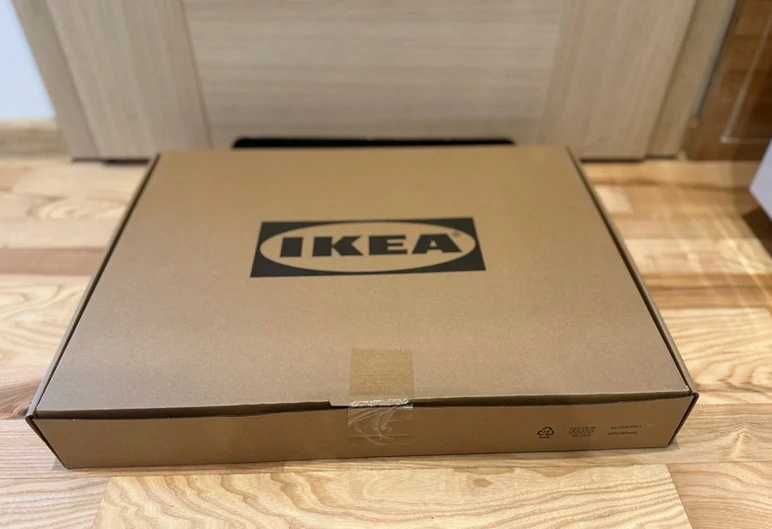 Biały taboret/stołek drewniany, 2-stopniowy