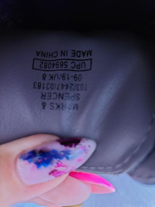 Чоловічі туфлі замшеві M&S