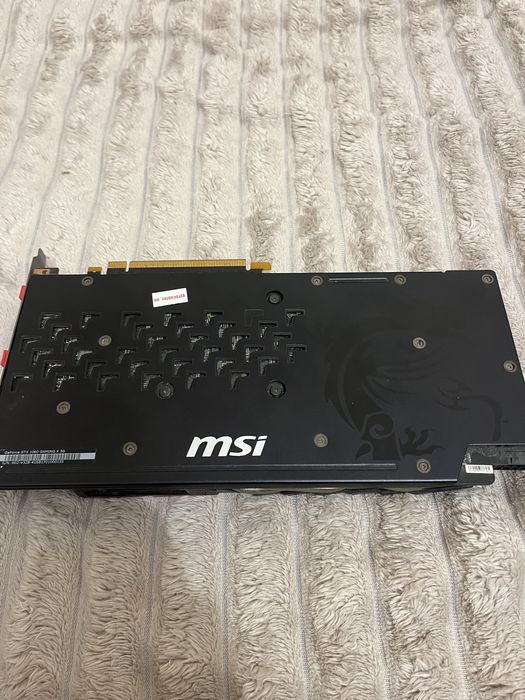 Відеокарта MSI GTX 1060 3 gb GAMING X