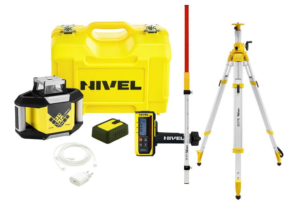 Niwelator Nivel System Laser NL320R statyw regulowany spadki
