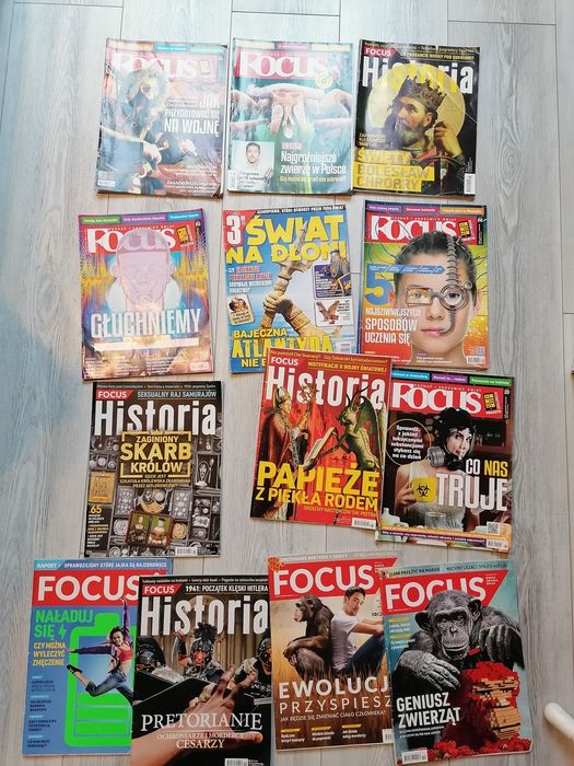 Zestaw Focusow i Focus Historia gazety