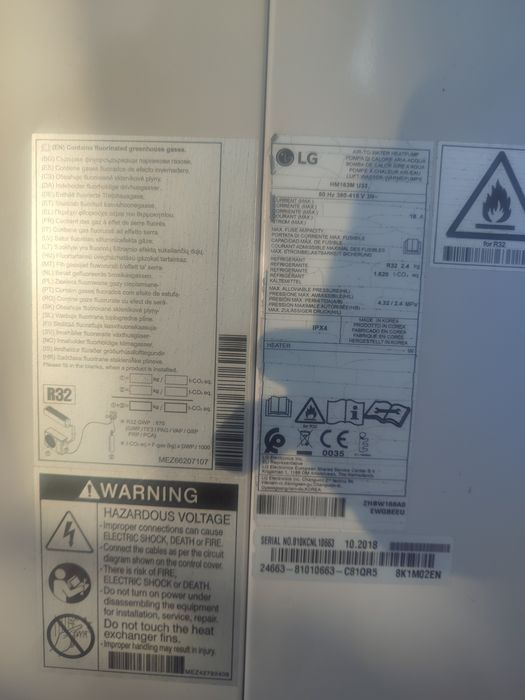 Pompa lg monoblok 16 kw