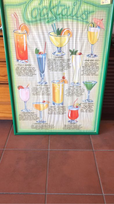 Quadros Surfista  72 Alt. 52 Largura Cocktails Alt 92/63 largura