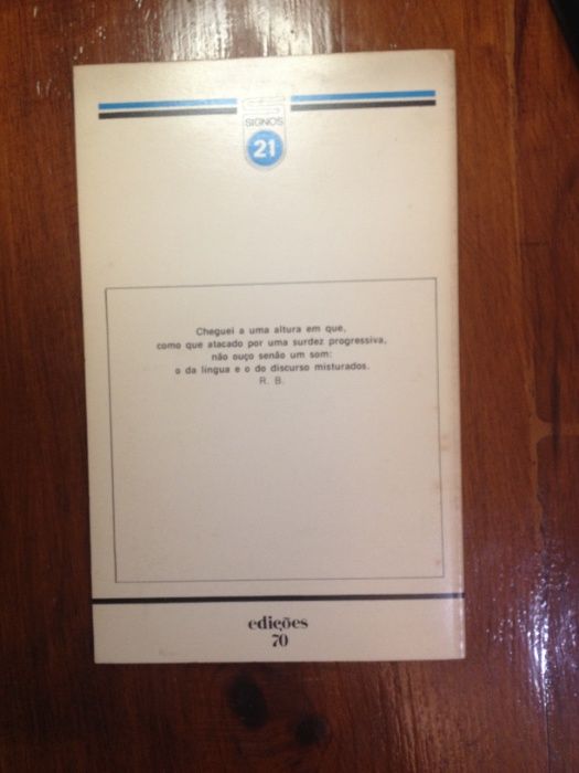 Roland Barthes - Lição