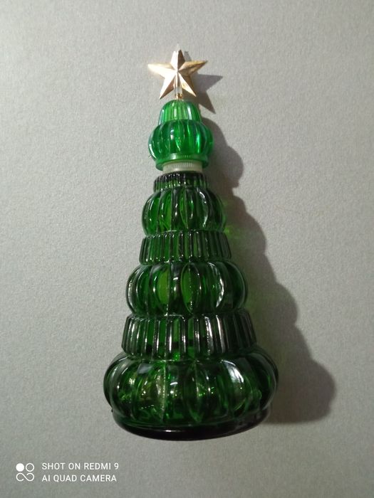 Флакон с парфюмом, елка со звездой, винтаж,1970х, Avon, New York 600