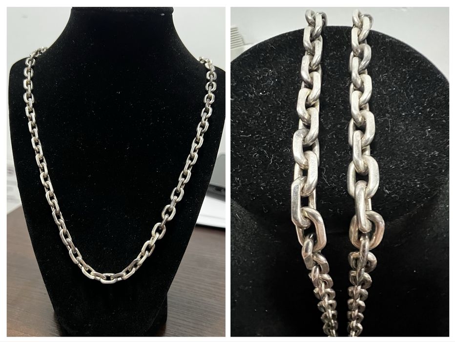 Срібний ланцюг Якірного плетіння