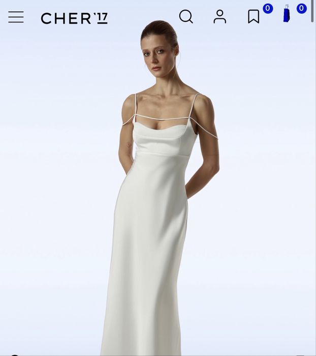 Біла сукня CHER17 нова
