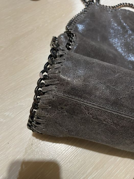 Ефектна сумка в стилі Stella mccartney натуральна замша Італія