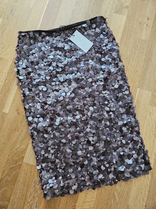 Zara spódnica cekinowa nowa M