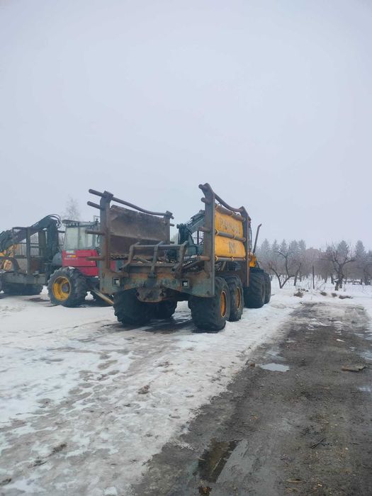 Forwarder z zabudowa do biomasy