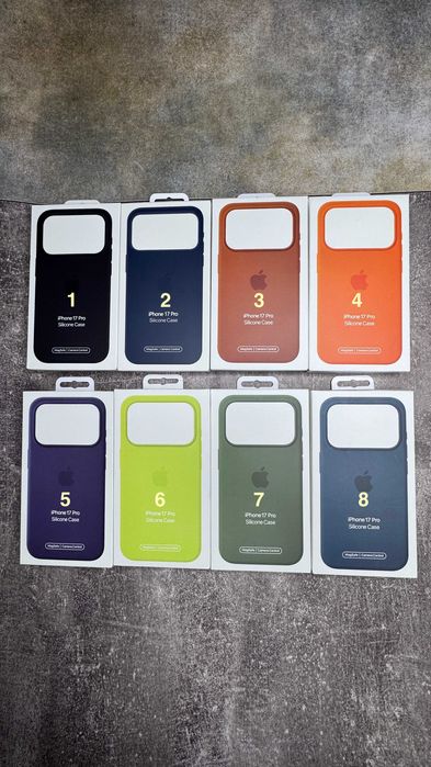 Чохол Silicone Case MagSafe з кнопкою + Animation iPhone 17 17 Pro Max