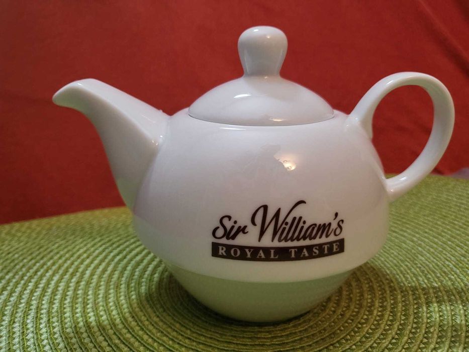 Sir William's Duo - zestaw do herbaty, czajnik i filiżanka, NOWY!