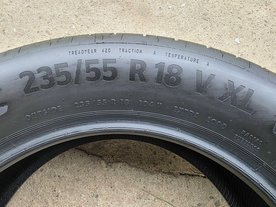 Opony letnie klasy premium CONTINENTAL 235/55/18 NOWE DEMO 2023 r.