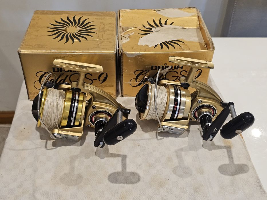 Daiwa gs9 gold  made in japan 2unidades com caixas