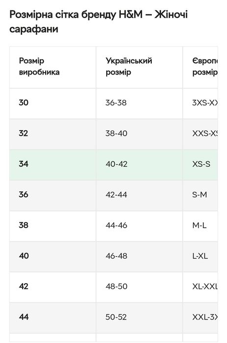 H&M.Сарафан XS або розмір підростковий