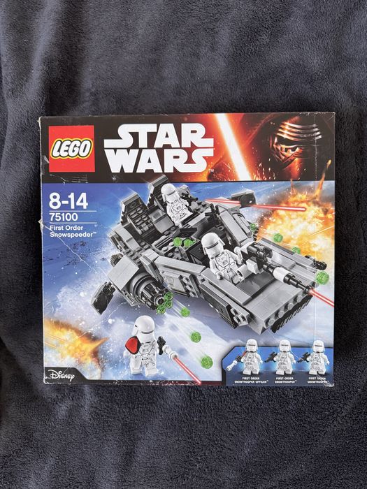LEGO STAR WARS 75100 First Order Snowspeeder-komplet stan BDB