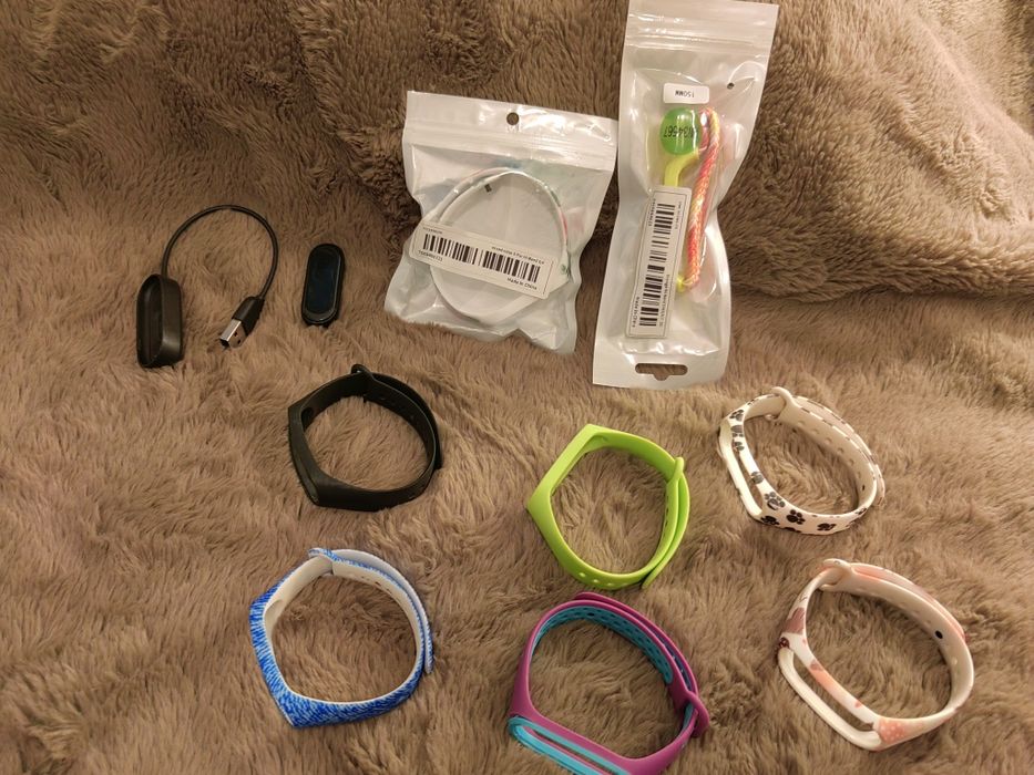Conjunto 8 pulseiras e Smartwatch Xiaomi Mi Band 4