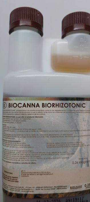 Fertilizante Bio Rhizotonic 250ML Canna