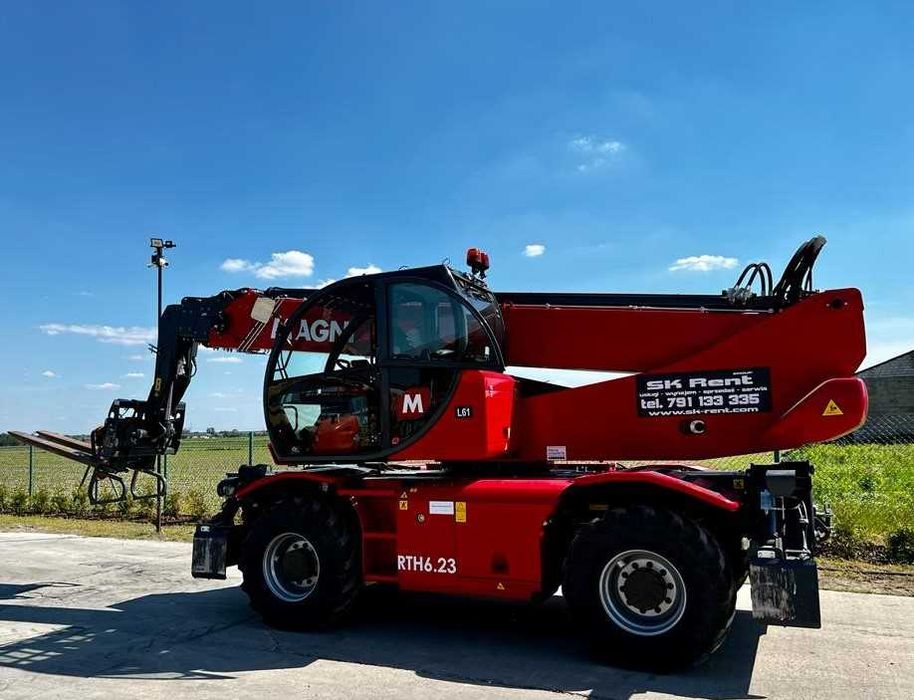 Wynajem ładowarka teleskopowa merlo roto mrt manitou jcb 6m-37m