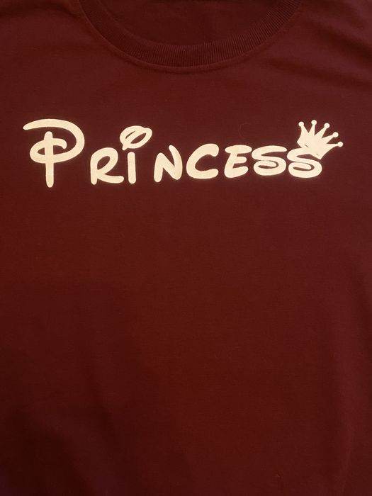 Bluza z napisem Princess w stylu Disney