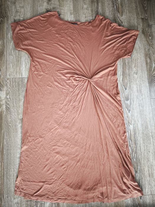 Sukienka tunika 44/46 marszczenie ozdobne rozporek