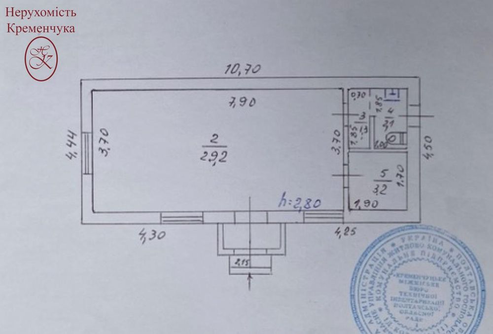 Продаж комерційного  приміщення - 37.2м2
