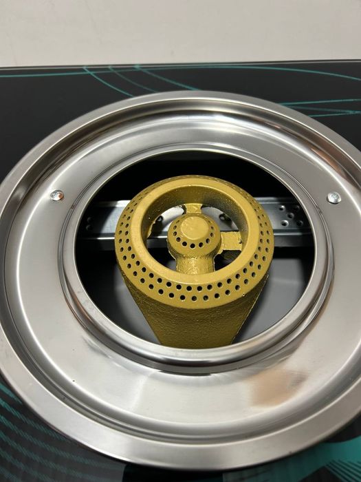 Газовая плита BESSE, настольная 3 конфорки (стекло Таганок газовый опт