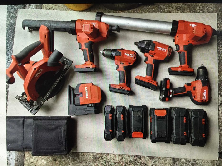 wkretarki mlotowiertarki panasonic hilti nuron hilti B22