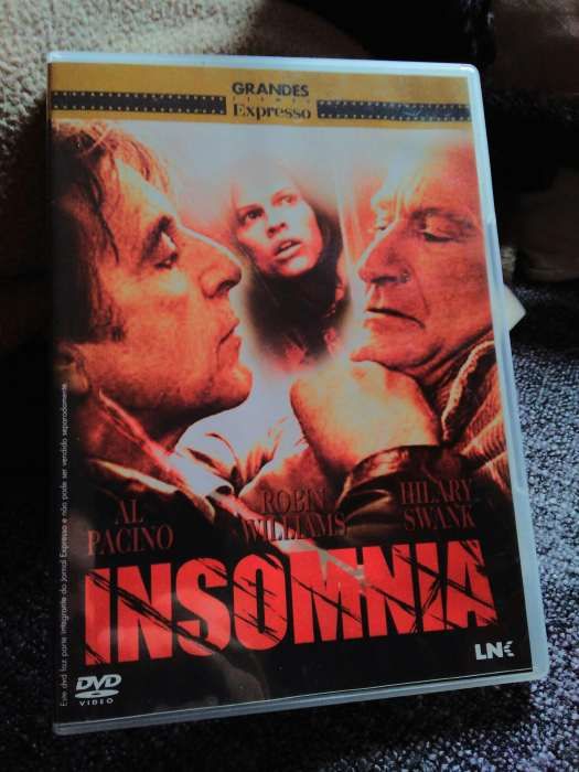Insomnia Movie DVD Featuring Al Pacino and Robin Williams