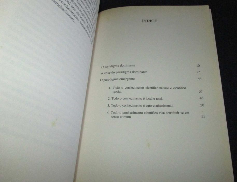 Livro Um Discurso Sobre as Ciências Boaventura de Sousa Santos