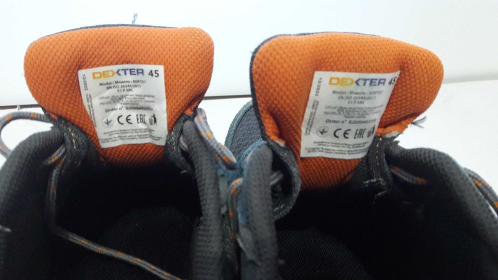 Botas ou sapatos de segurança tamanho 45  S1P Dexter cinza/azul