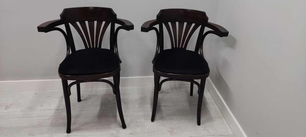 Krzesło Thonet Wachlarz z Podłokietnikiem 2 szt
