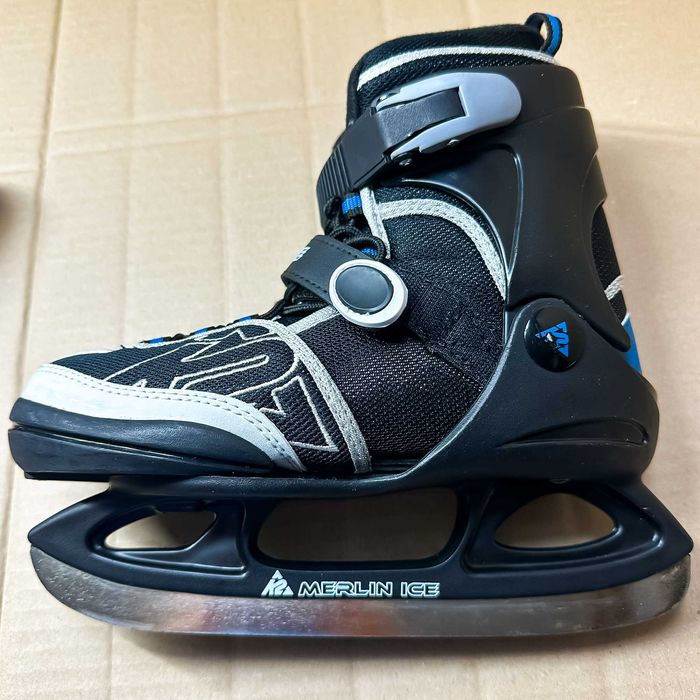 OKAZJA Łyżwy Dziecięce K2 MERLIN JR ICE 32 - 37 Regulowane Używane