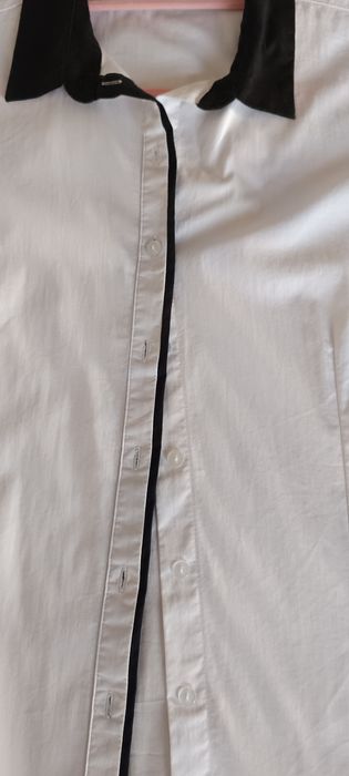 Biała koszula bawełniana długi rękaw mohito r.40/42 klasyka