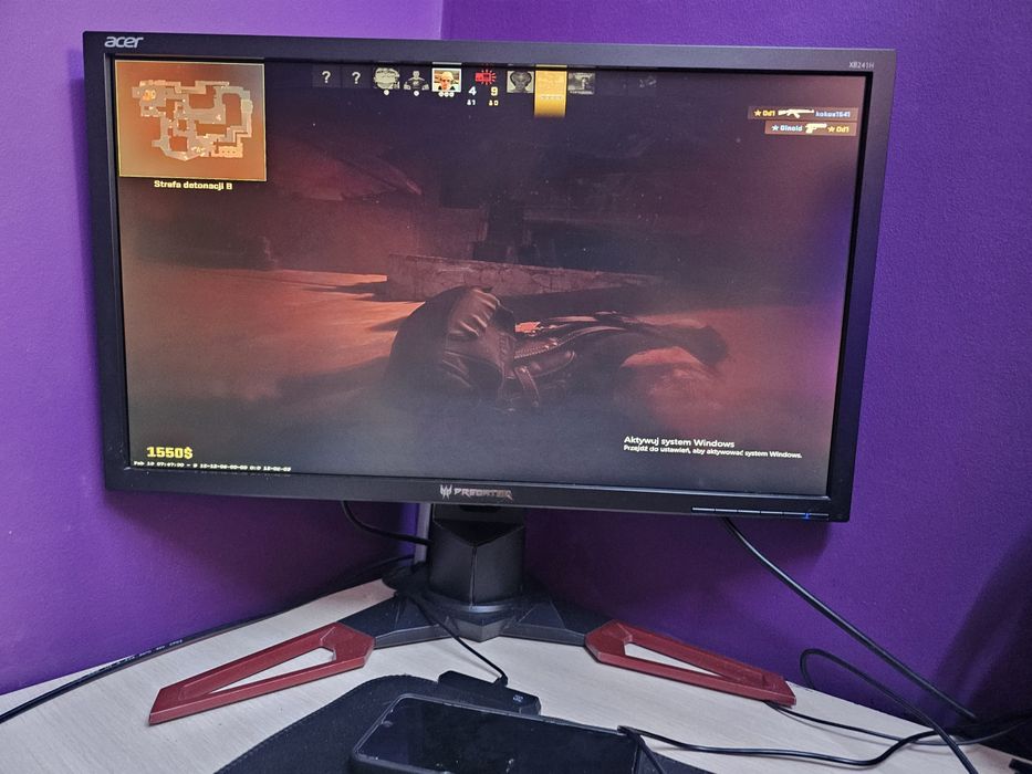Monitor Asus Z G-Sync 180hz