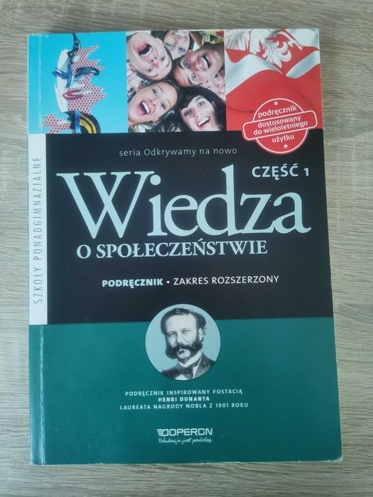 Podręcznik Wiedza o Społeczeństwie część 1 zakres rozszerzony Operon