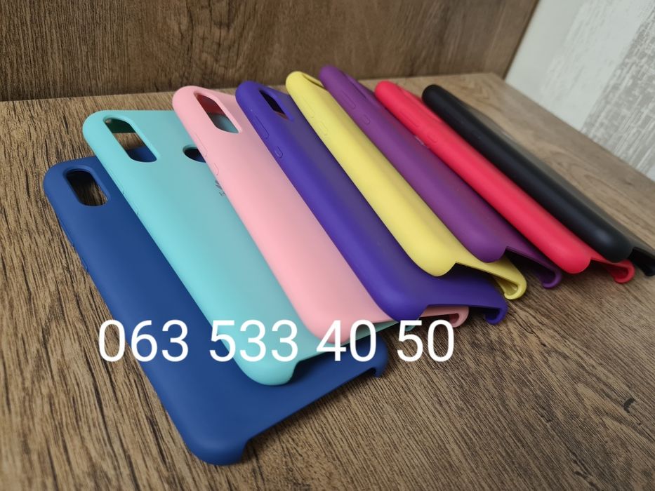 Чехол Silicone cover для Huawei p smart plus Y6 Y7 2019 и др модели