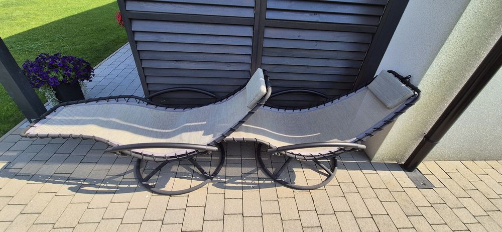 Leżak bujany  komplet 2szt