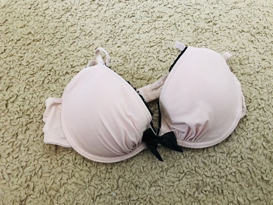 Biustonosz stanik h&m róż 75B