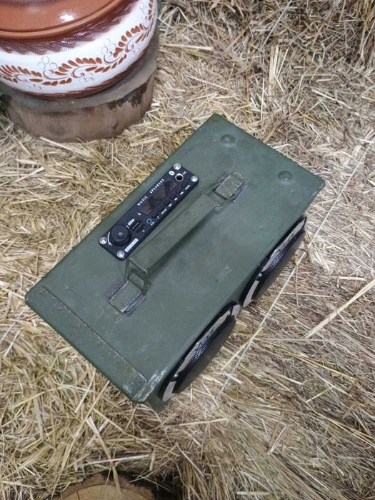 Музичний центр з цинка від патронів 12.7 мм Browning M2