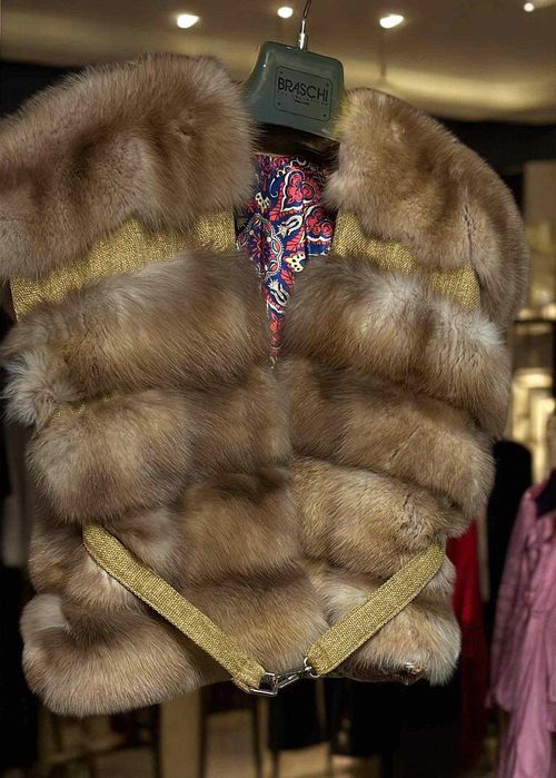 Шикарна жилетка , НОВА, із Хутра Соболя , Соболь, SOBOL