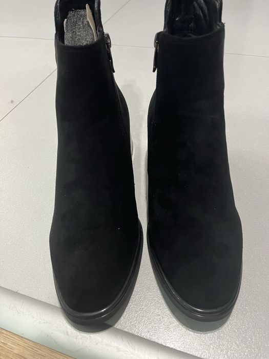 Filippo Botki skórzane z aplikacją