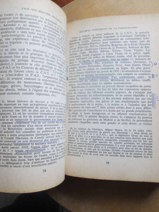 Les Anarchistes Espagnols et le Pouvoir (1868 | 1969) Cesar M. Lorenzo