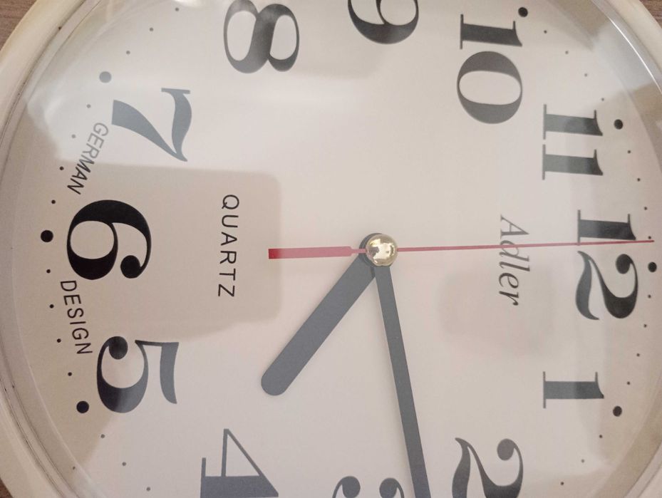 zegar ścienny Adler biały 20cm