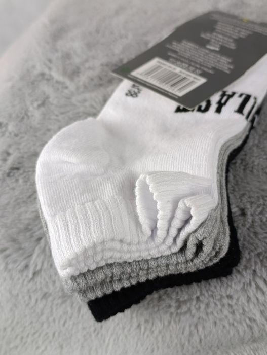 Skarpetki Everlast 3 pary czarne wygodne rozmiar 35 38