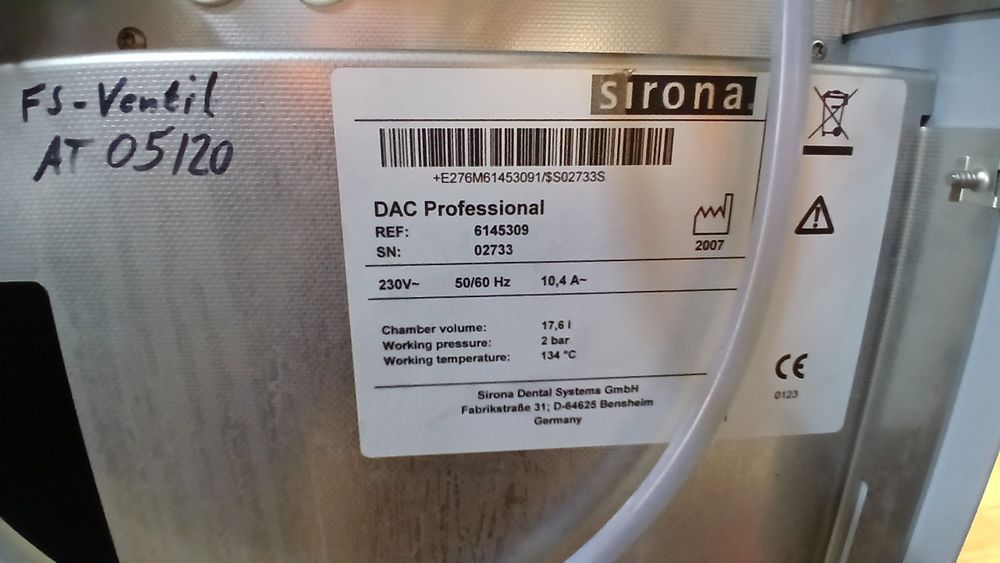 Autoklaw Sirona Dac Professional